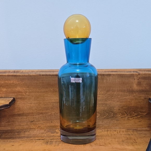 Waterford Other - 2006 Waterford Evolution 12" Decanter With Amber Ball Stopper